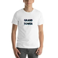 3XL TRI Color Grand Tower Памучна тениска с къс ръкав от неопределени подаръци