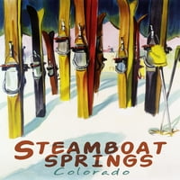 Steamboat Springs, Колорадо, цветни ски