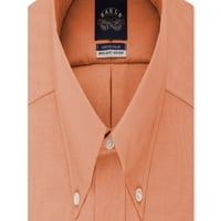 Eagle Men's Classic Fit Stretch Collar Не желязна твърда рокля риза Оранжев размер 16.5x34x35