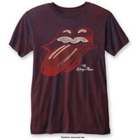 Мъжки Rolling Stones Vintage Langue Vintage тениска xx-голям тъмно синьо и червено