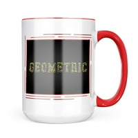 Neonblond Geometric Modern Art Design Mug Gift For Coffee Lea Lovers