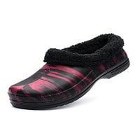 Tenmi Unise Waterproof Garden Shoes Женски дъждовни ботуши Мъжки автомивки Обувки EVA SOLE Размер 5-15