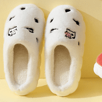 Анимационни памучни чехли за крави, зимни вътрешни чехли за жени за жени