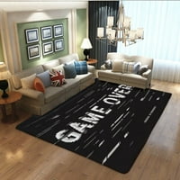 Голяма игрална зона килими 3d геймърски килим декор игра отпечатана хол мат мат спалня контролер играч момчета подаръци дома 19.7x малки