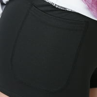 Айометни поли за жени плисирани кулоти джобни кулоти жени тенис спортни талия къси панталони пола средна шорти спортна пола, розово xx-големи