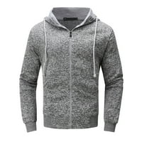 Sngxgn изпотяващи се костюми за мъже пуловер суичър асцей за мъже, сиви, размер 3XL