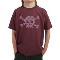 Тениска на момчетата на момчетата - Xoxo череп