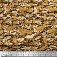 Soimoi памучна камбрична тъкан два тона камуфлажна отпечатана занаятчийска тъкан край двора