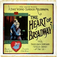 Сърцето на Бродуей от левия Робърт Агнеу Полин Гарон Филмов плакат Masterprint