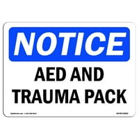 Забележете знаци - AED и травма