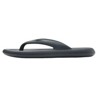 Bellella Unise Flip-Flops Plain Color Beach Shoes Slip on Slippers Cool Slides Outdoor Indoor Небрежна обувка Сиво 7.5-8