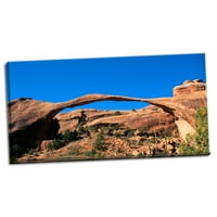Национален парк Gango Home Decor Arches I от Айк Лихи; Едно 36x18in ръчно разтегнато платно