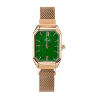 Женски часовник Fashion Diamond Quartz Watch Square Популярен женски часовник