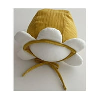 Thaisu Baby Girl Sun Hat ， бебета цвете връзване на шапка Летни плажни шапки Бебешка фотография реквизит