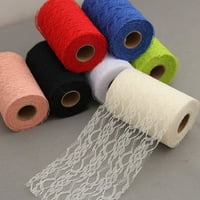 22м ролка дантела тъкан сватбена декорация опаковъчен материал ролка занаят Diy tutu пола тъкан