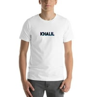 2xl Tri Color Khalil с къс ръкав памучна тениска от неопределени подаръци
