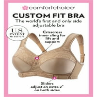 Comfort Choice Women's Plus Size Custom Fit безжичен сутиен