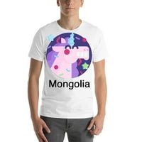 3XL Mongolia Party Unicorn с къс ръкав памучна тениска от неопределени подаръци