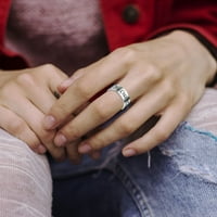 Мода прост титаниев стоманен пръстен за женски пръстен анимационен филм сладък бижута пръстен
