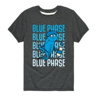 Д -р Сеус - Синя фаза риба - Графична тениска с малко дете