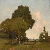 Дърветата, ранният следобед, отпечатък от плакат на Франция от Уилям А. Харпър № 52961