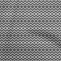 OneOone памучен камбричен бял тъкан Геометрична шивашка тъкан от двора отпечатано DIY дрехи Шиещи консумативи Широви