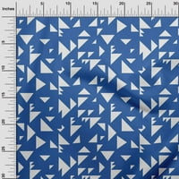 OneOone Cotton Poplin Fabric Triangle Geometric отпечатъци от плат по двор широк