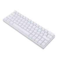Механична клавиатура, бяла игрална клавиатура за офис за игри за домашен червен превключвател