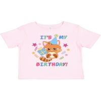 Inktastic е моят рожден ден със звезди на коте и конфети подарък за дете или тениска за момиче