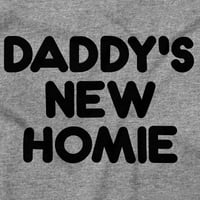 Новият ден на домашните бащи на бащите на готини дете момиче тениска за бебета бебешко дете Бриско Марки 4T