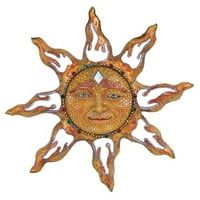 -Ma 11 Mosaic Sun Face Decor Decor Decory Decoration