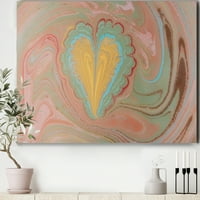 Art DesignArt мраморно цветно сърце Модерно платно за стена арт печат в. широк в. Високо