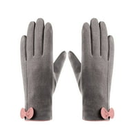 EGMY жени Зимни ръкавици топли сензорни екрани Ръкавиди вятърни ръкавици за жени момичета зима използват