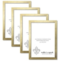 Златна рамка за картини за пъзели плакати снимки или произведения на изкуството, набор от 4