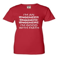 Дамски съм инженер, аз съм добър в тениската по математика