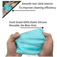 Комплект за многократна употреба силиконова сладкарска чанта за печене на торта за чела