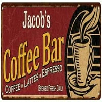 Кафе за кафе на Jacob Red Sign Kitchen Gift 108240006327