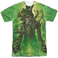Властелинът на пръстените Фантази екшън филм TreeBeard's Glow Adult Front Print Tshirt