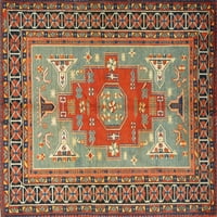 Ahgly Company Indoor Rectangle Traditional Brown Red Persian Area Rugs, 7 '9'