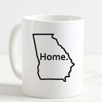 Кафе халба Джорджия Home State Pub White Coffee Mug забавна чаша за подаръци