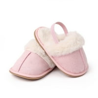 Слушайте Wind Fluffy Toddlers бебета бебета момчета момичета слайдове чехли меки гумени купища плюшени топли не приплъзвани къщи обувки за на закрито на открито