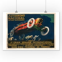 Autodromo Nacional Vintage Poster Испания c