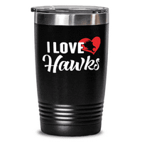Hawks Bird Gift for Lovers Birds - Hawks Tumbler Представена чаша от 20oz неръждаема стомана с капак