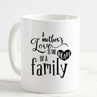 Кафе халба майките любов е сърцето на семеен ден на майките родители бяло кафе чаша забавна чаша за подаръци