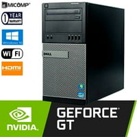 Dell Gaming Computer Nvidia GT Core I 3.2GHz 16GB New 500GB SSD Windows HDMI WiFi
