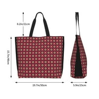 Kaleidoscope безпроблемен шаблон чанта за хранителни стоки чанти за многократна употреба с дръжки трайни сгъваеми миещи се за жени мъже