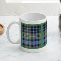 Cafepress - Maclellan Tartan Mug - Oz Ceramic Mug - Новост за чаена чаша за кафе