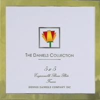 Френска златна класическа рамка от Денис Даниелс - гравируем - 5x5