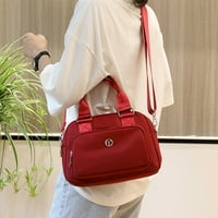 Жени малки чанта за чанта с чанта регулируема стилна чанта за кръстосано тяло за ваканция за пътуване розово розово