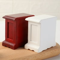 Farfi Dollhouse Mini изискан дървен мебел за шкафче за чекмеджета за чекмеджета Модел играчка